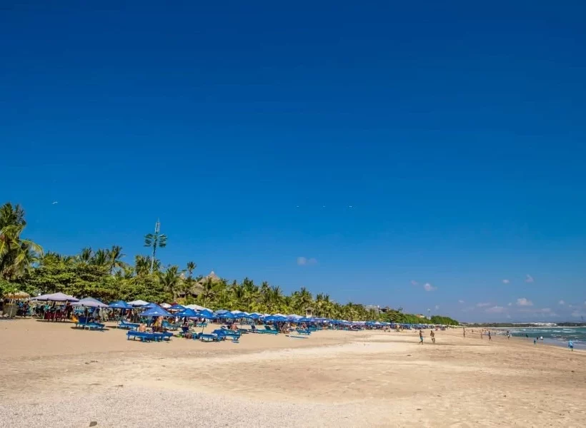 Kuta beach - popular place of bali