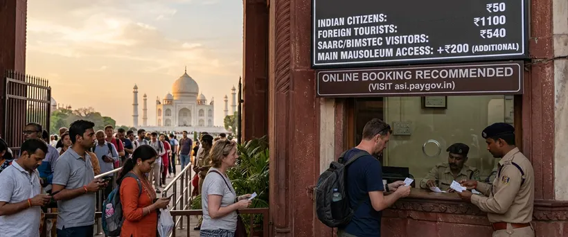 Taj Mahal Ticket Price